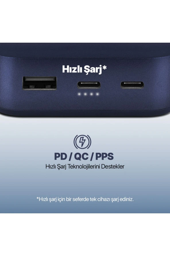 Ttec 2BB212L ChargeUp Pro 20.000 mAh PD 20W Taşınabilir Hızlı Şarj Aleti / Powerbank - Resim 4
