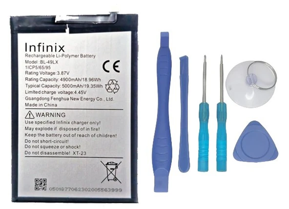 Infinix HOT 12İ Batarya Pil Sıfır Orijinal + TAMİR SETİ ürün görseli 1