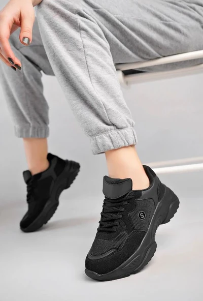 Lambırlent 9972 Kalın Taban Sneaker Unisex Spor Ayakkabı ürün görseli 1