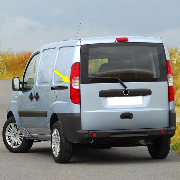 Fiat Doblo 2005-2009 Sol Arka Fren Sinyal Stop Lambası Camı ürün görseli 1
