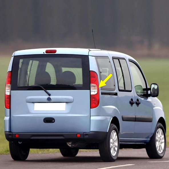 Fiat Doblo 2005-2009 Sağ Arka Fren Sinyal Stop Lambası Camı ürün görseli 1