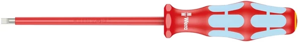 Wera 3160 i VDE Yalıtımlı Düz Tornavida, Paslanmaz, 0.6 x 3.5 x 100 mm ürün görseli 1