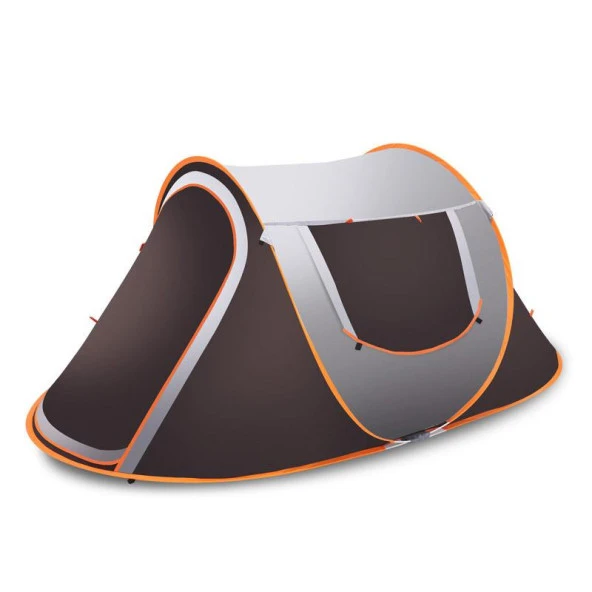 Valkyrie 3-4 Kişilik Hızlı Kurulum Otomatik Kamp Çadırı Sineklikli Çift Pencereli Su Geçirmez 240x150x110cm 4 Mevsim ürün görseli 1