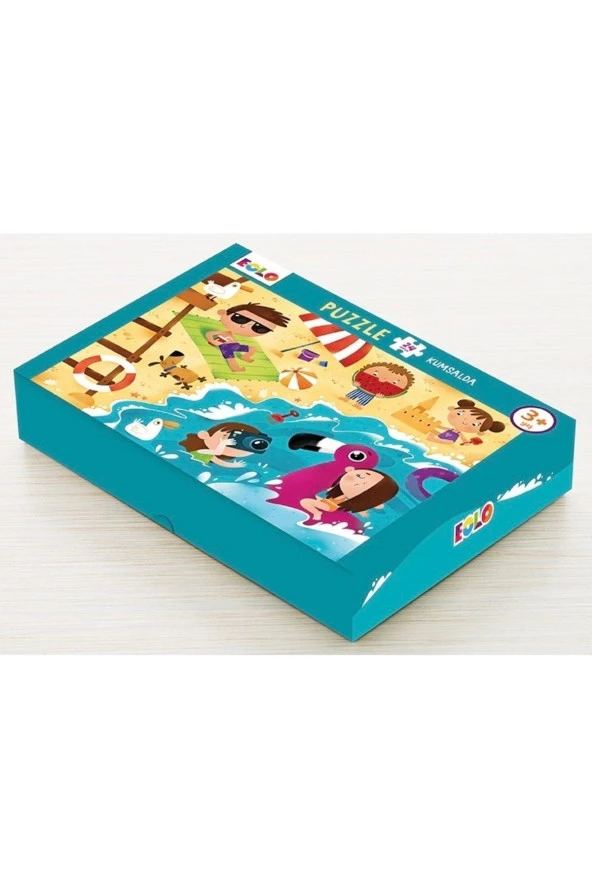 24 Parça Puzzle - Kumsalda ürün görseli 1