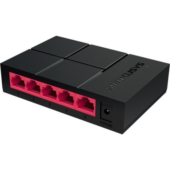 Mercusys MS105G 5-Port 10/100/1000 Mbps Masaüstü Switch ürün görseli 1
