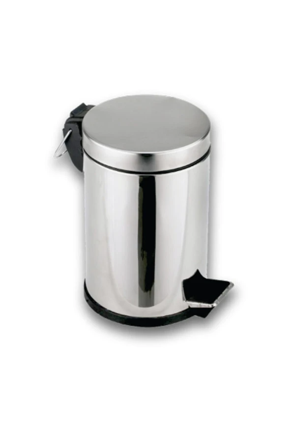 PEDALLI METAL ÇÖP KOVASI 5 LT 304 ÇELİK ürün görseli 1