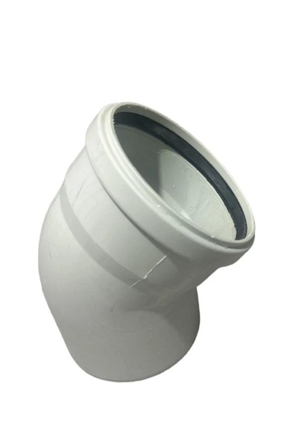 PİMAŞ DİRSEK AÇIK 45X50 MM ATIK SU BORUSU KALDE 10 ADET ürün görseli 1