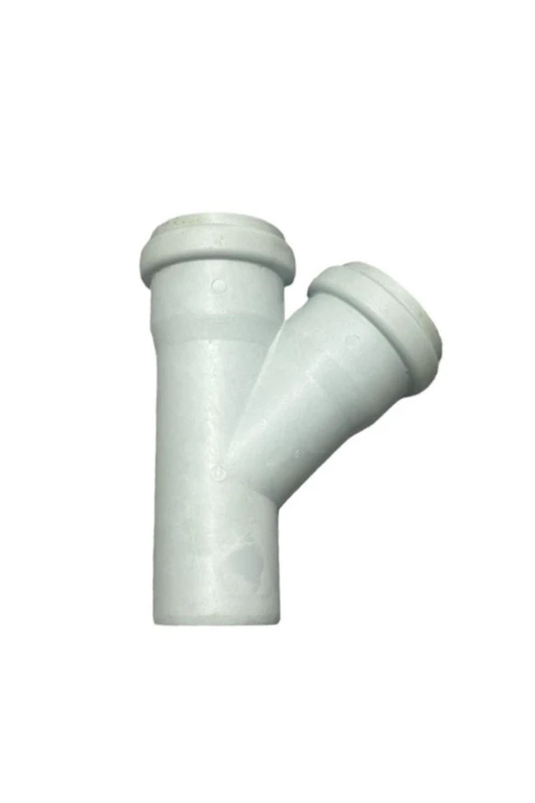 PİMAŞ TEK ÇATAL 45 KALDE 75-50 MM ATIK SU BORUSU 4 ADET ürün görseli 1