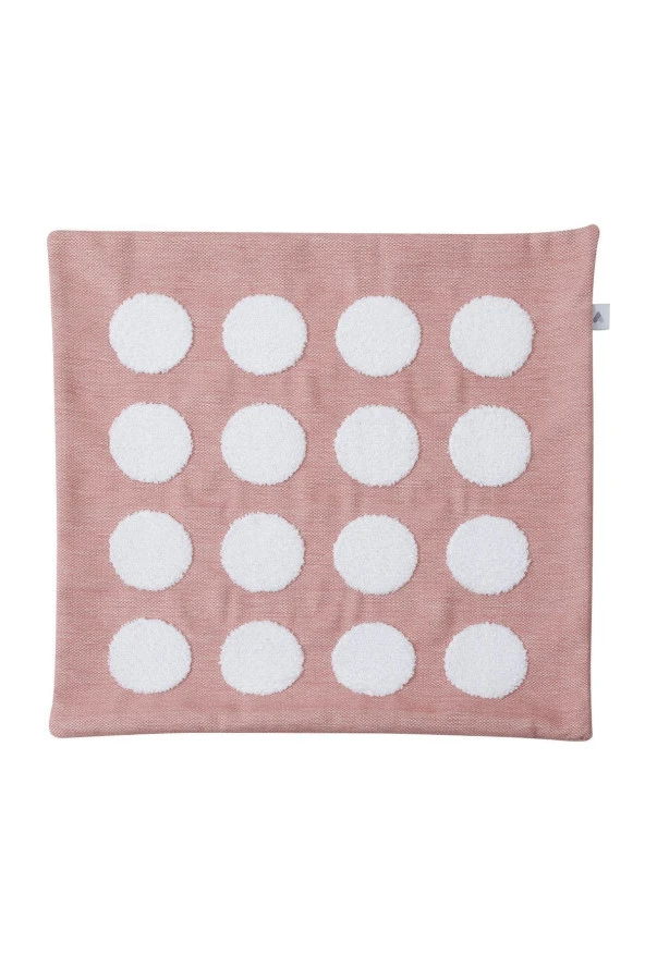 Point Pembe Kırlent Kılıfı (40X40 CM) ürün görseli 1