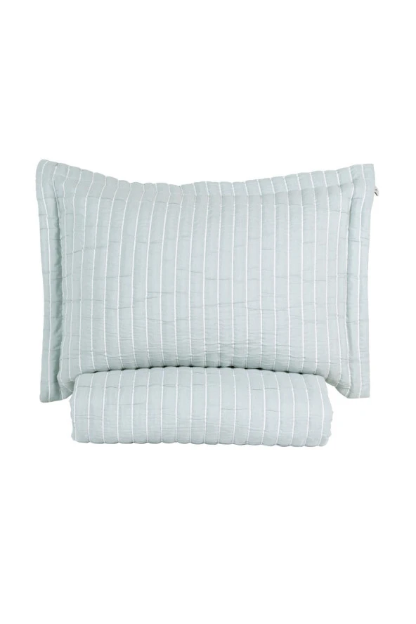 Stripe Yatak Örtüsü Seti Tek Kişilik (210X230 CM) ürün görseli 1