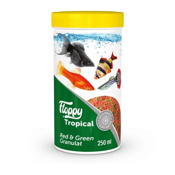 Floppy Tropical Red Green Balık Yemi 250 Ml ürün görseli 1