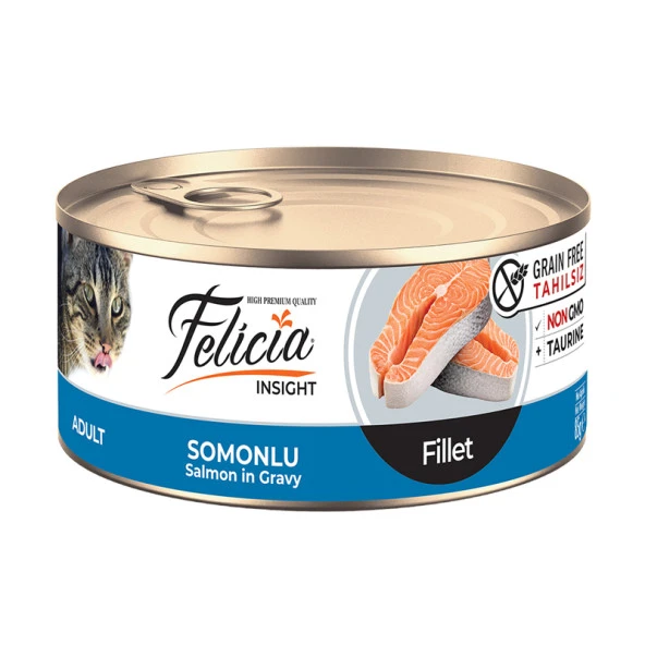 Felicia Tahılsız Somonlu Fileto Kedi Konserves 85 Gr ürün görseli 1