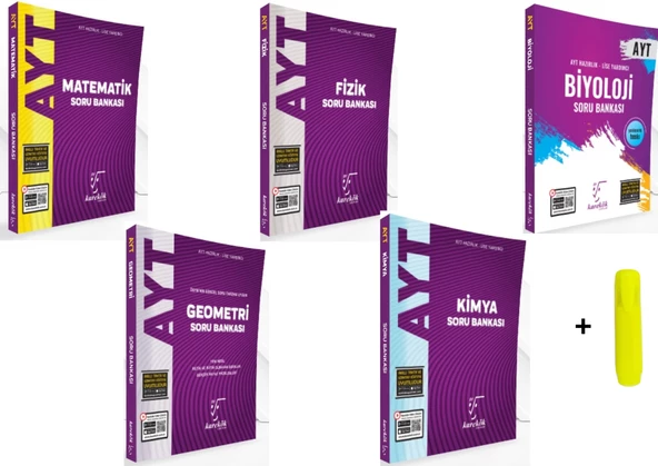 Karekök Ayt Matematik Fen Soru Bankası Seti 5 Kitap Yeni ürün görseli 1
