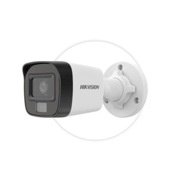 Hikvision DS-2CE16D0T-EXLPF 2mp 2.8mm Sabit Lens Smart Hybrid Light TVI Bullet Kamera ürün görseli 1