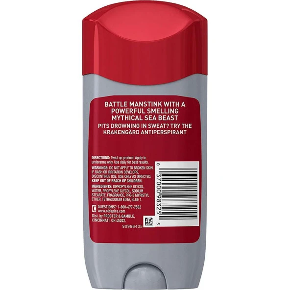 Old Spice W/C Krakengard Deodorant 85GR - Resim 2