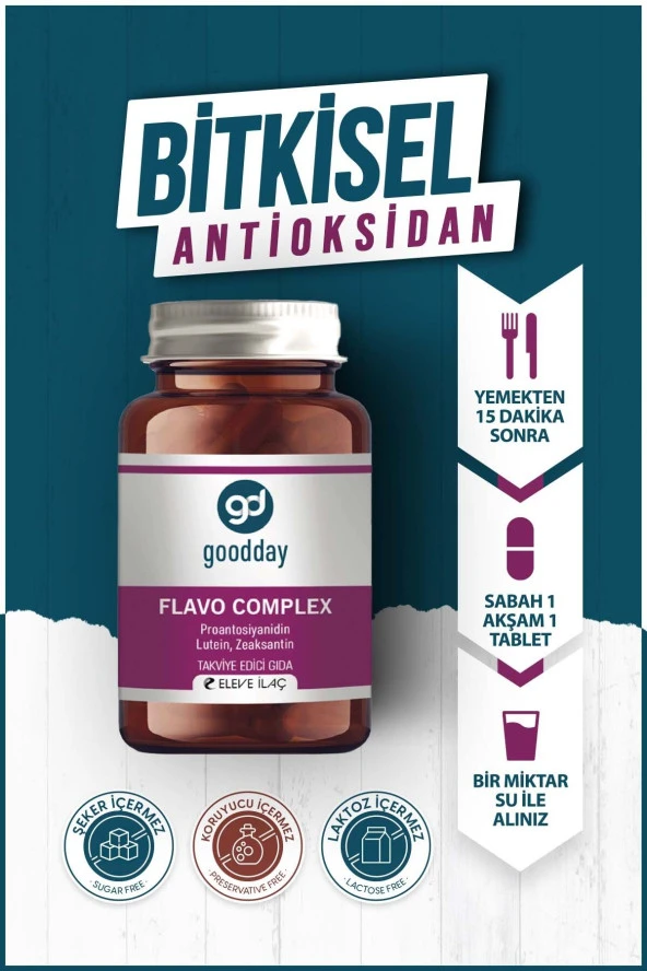 Goodday Flavo Complex 60 Tablet - Resim 3