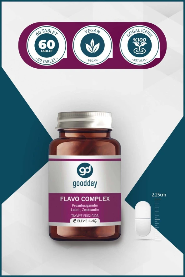 Goodday Flavo Complex 60 Tablet - Resim 4