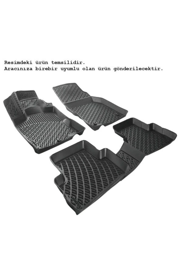 Rizline Hyundai Tucson 2004-2010  uyumlu Paspas Siyah 3d Havuzlu ürün görseli 1