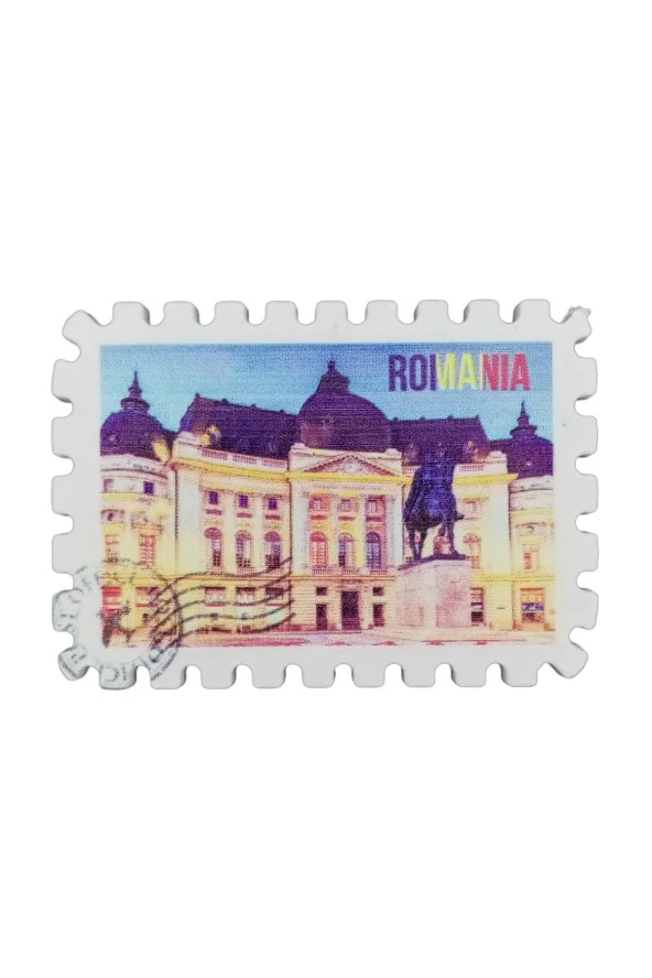 Romanya Temalı Pul Magnet - Resim 3