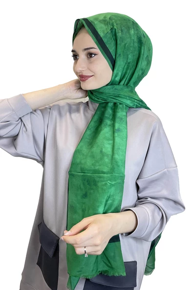 Aker İpek Koton (Pamuklu) Yaz Serinliği Şal Etol 7208777 ürün görseli 1