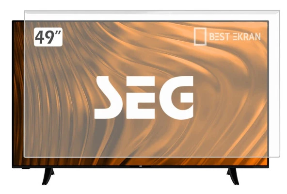 SEG 49SC7600 TV EKRAN KORUYUCU - SEG 49" inç 123 Ekran Koruyucu  Şeffaf panel ürün görseli 1