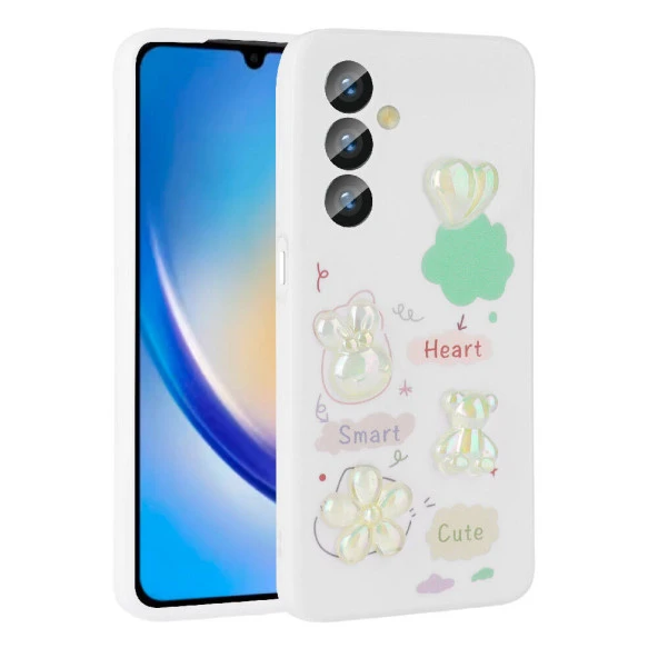 Galaxy A24 Kılıf Kabartma Figürlü Parlak  Toys Silikon Kapak ürün görseli 1