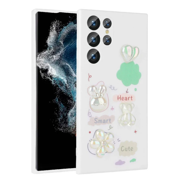 Galaxy S23 Ultra Kılıf Kabartma Figürlü Parlak  Toys Silikon Kapak ürün görseli 1