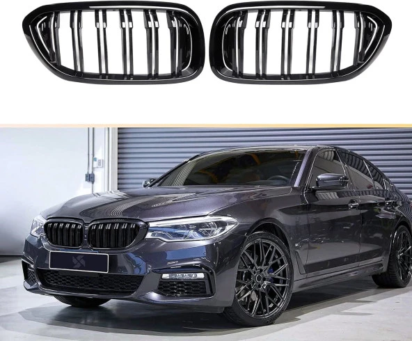 Bmw 5 serisi G30 ön panjur böbrek 2017-2020 Arası Uyumlu ürün görseli 1