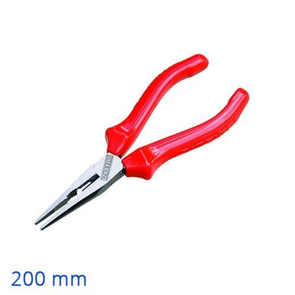 İzeltaş Uzun Kargaburun Düz Uçlu Opak 200 Mm ürün görseli 1