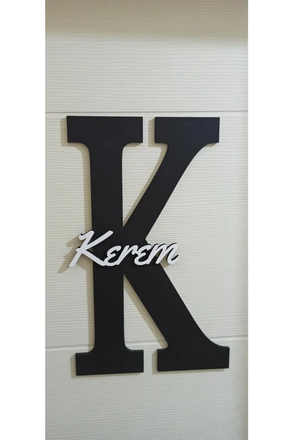 Çocuk Ve Bebek Odası Harf Kapı Ve Duvar Süsü Pano Isimlik ürün görseli 1