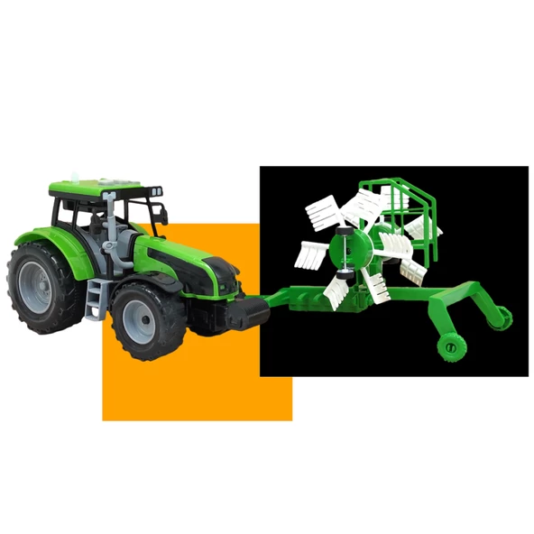 Aya Toys Pulluklu Traktör 40333 - Resim 11