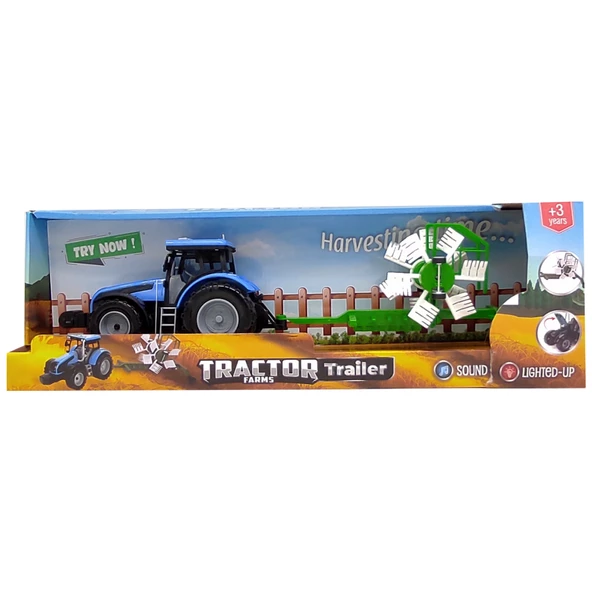 Aya Toys Pulluklu Traktör 40333 - Resim 4