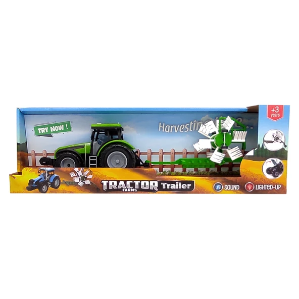 Aya Toys Pulluklu Traktör 40333 - Resim 8