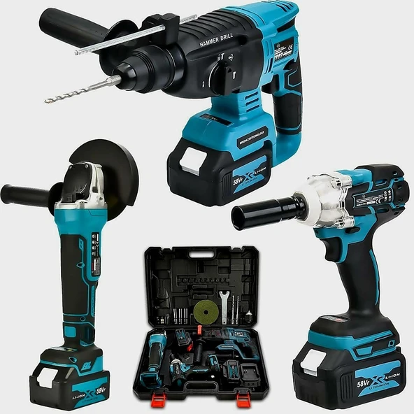 Akülü Ultra 3lü Set 58w 5ah EEA188 (B) ürün görseli 1