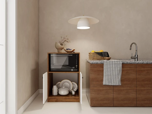 Tlos Çok Amaçlı Dolap Amalfi-Beyaz - Resim 3