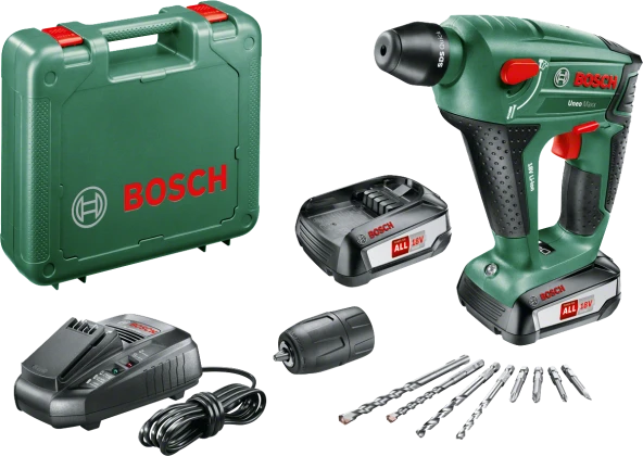Bosch UNEO MAXX 18 V Çift Akülü Kırıcı Delici (2 x 2,5 Ah) 0603952327 ürün görseli 1