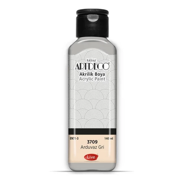 Artdeco Akrilik Boya 140 ml 3709 ARDUVAZ GRİ ürün görseli 1