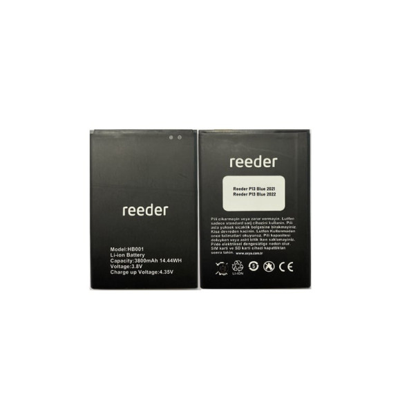 Reeder P13 Blue 2021 Batarya Reeder Uyumlu HB001 Batarya ürün görseli 1