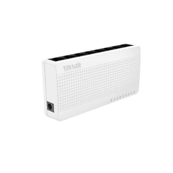 S108 8 Port 10-100 Mbps Switch Plastik Kasa ürün görseli 1