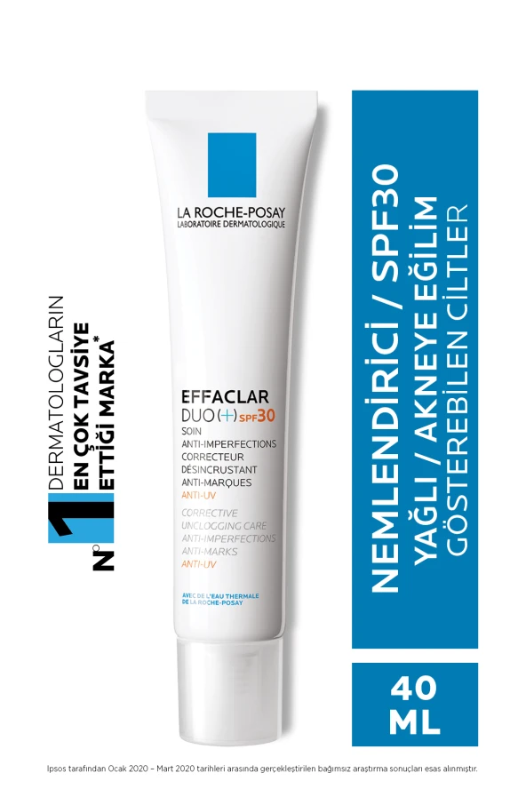 La Roche Posay Effaclar Duo (+) Spf30 - Yağlı Ciltler Için Krem 40ml ürün görseli 1