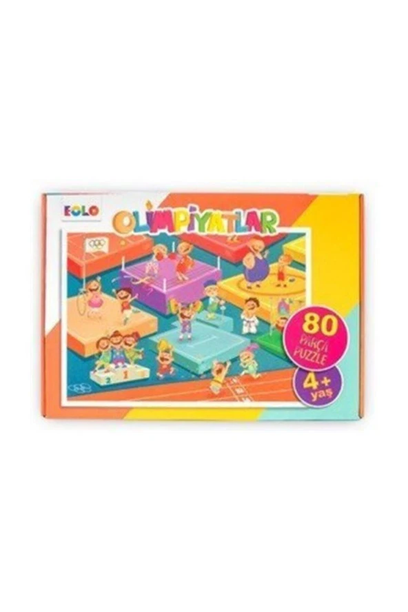 Olimpiyatlar 80 Parça Çocuk Yer Puzzle ürün görseli 1
