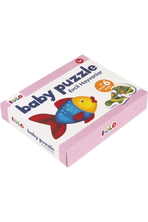 Evcil Hayvanlar Bebek Puzzle 12 Parça - Resim 2