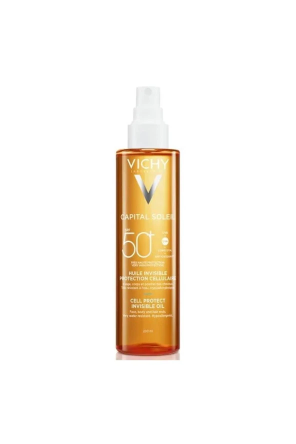 Vichy Capital Soleil Cell Protect Oil Spf 50 200 ml ürün görseli 1