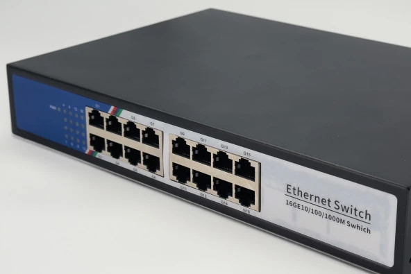 Secuzi 16 Port 1000 Mbps Ethernet Switch - Resim 2