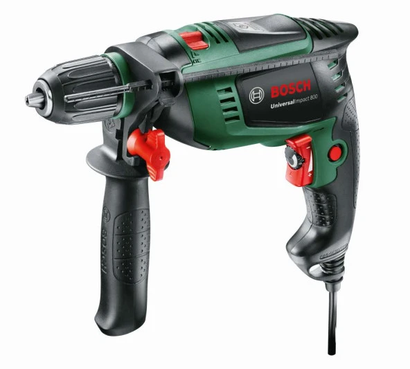 Bosch UniversalImpact 800 Darbeli Matkap Makinesi + 19 Parça Set ürün görseli 1