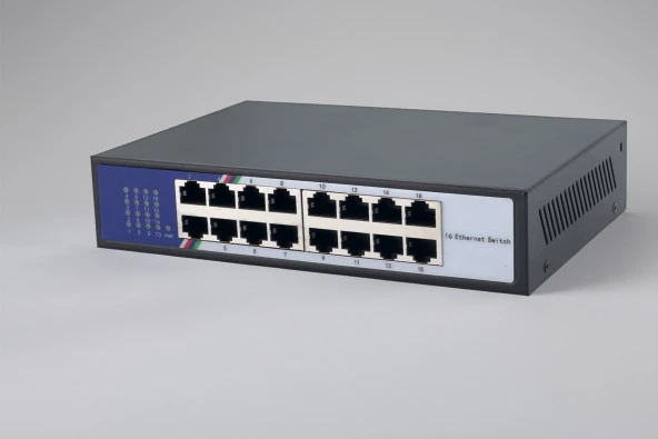Secuzi 16 Port 100 Mbps Ethernet Switch - Resim 5
