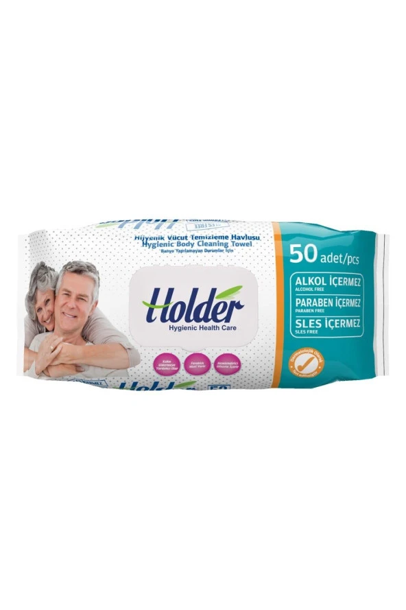 Önlem Holder Vücut Temizleme Havlusu 50 Adet ürün görseli 1