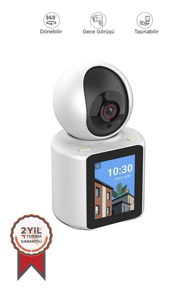 Torima CMR-11 Monitörlü Smart Ip Full Hd 360° Akıllı Güvenlik Kamerası Bebek Kamerası ürün görseli 1