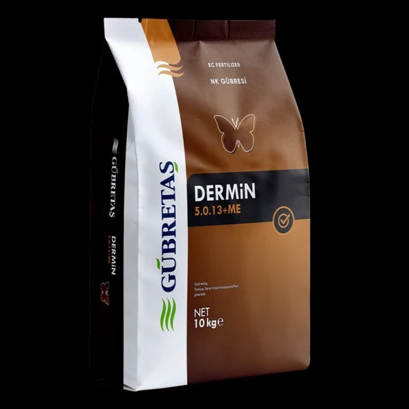 Gübretaş Dermin Gübre 10 kg Bor, Çinko, Demir, Mangan, Bakır İçerir, Damlama Sulama Gübresi ürün görseli 1