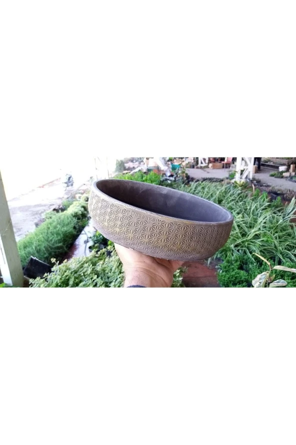 Beton Bonsai Saksısı - Resim 3